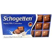 SCHOGETTEN ALPINE MILK CHOCOLATE 100GR  Ünimar Süpermarket