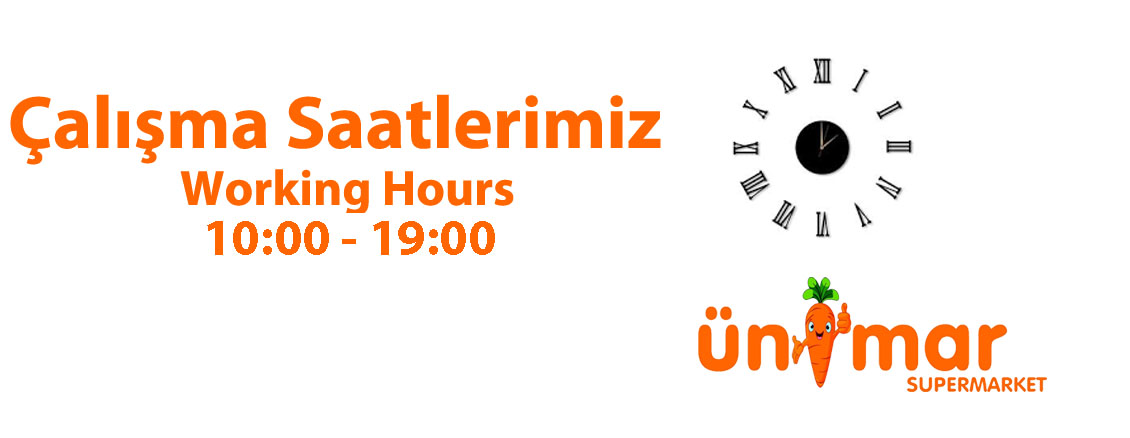 Çalışma Saatlerimiz 